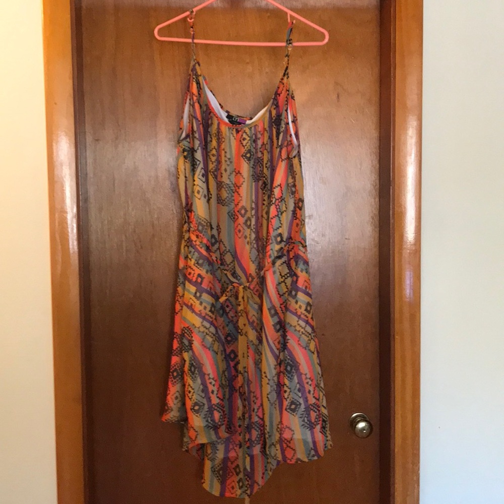 Aztec print dress
